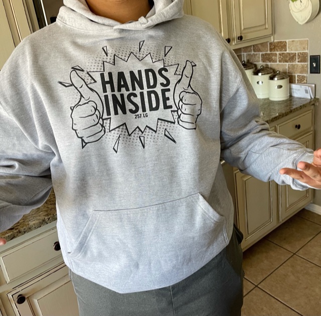 HANDS INSIDE - TULTEX HOODIE