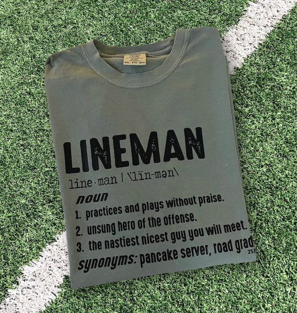 DEFINITION OF A LINEMAN; CC SHORT SLEEVE