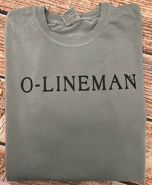 WELCOME TO OUR PLAYGROUND; O-LINEMAN SHORT SLEEVE
